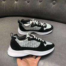 Load image into Gallery viewer, Dior Unisex B25 Runner Sneaker Black Dior Oblique Canvas and Suede
