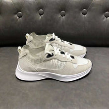 Load image into Gallery viewer, Dior Unisex B25 Runner Sneaker White Dior Oblique Canvas and Suede