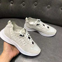 Load image into Gallery viewer, Dior Unisex B25 Runner Sneaker White Dior Oblique Canvas and Suede