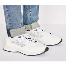 Load image into Gallery viewer, Dior Unisex B25 Runner Sneaker White Dior Oblique Canvas and Suede