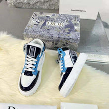 Load image into Gallery viewer, Dior Unisex D-Player Sneaker Blue Multicolor Technical Fabric Suede and Calfskin