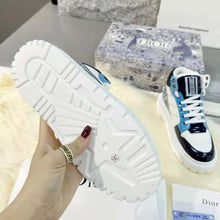 Load image into Gallery viewer, Dior Unisex D-Player Sneaker Blue Multicolor Technical Fabric Suede and Calfskin