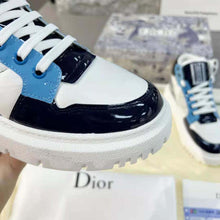 Load image into Gallery viewer, Dior Unisex D-Player Sneaker Blue Multicolor Technical Fabric Suede and Calfskin