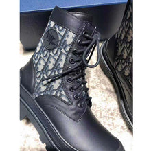 Load image into Gallery viewer, Dior Unisex Dior Explorer Ankle Boot Dior Oblique Jacquard Black Smooth Calfskin