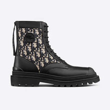 Load image into Gallery viewer, Dior Unisex Dior Explorer Ankle Boot Dior Oblique Jacquard Black Smooth Calfskin