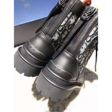 Load image into Gallery viewer, Dior Unisex Dior Explorer Ankle Boot Dior Oblique Jacquard Black Smooth Calfskin