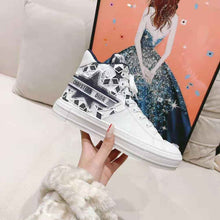 Load image into Gallery viewer, Dior Unisex Walk N Dior Star Sneaker Blue and White Calfskin and Technical Fabric