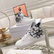 Load image into Gallery viewer, Dior Unisex Walk N Dior Star Sneaker Blue and White Calfskin and Technical Fabric
