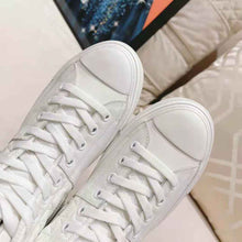Load image into Gallery viewer, Dior Unisex Walk N Dior Star Sneaker White Dior Etoile Embossed Lambskin and Calfskin