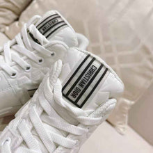 Load image into Gallery viewer, Dior Unisex Walk N Dior Star Sneaker White Dior Etoile Embossed Lambskin and Calfskin