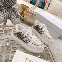 Load image into Gallery viewer, Dior Women Addict Sneaker White Calfskin and Technical Fabric
