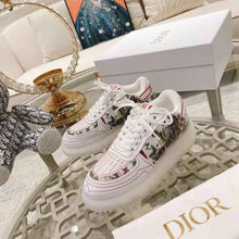 Load image into Gallery viewer, Dior Women Addict Sneaker White Calfskin and Technical Fabric