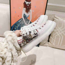 Load image into Gallery viewer, Dior Women Addict Sneaker White Calfskin and Technical Fabric