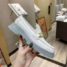 Load image into Gallery viewer, Dior Women Code Loafer White Brushed Calfskin