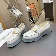 Load image into Gallery viewer, Dior Women Code Loafer White Brushed Calfskin