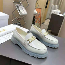 Load image into Gallery viewer, Dior Women Code Loafer White Brushed Calfskin