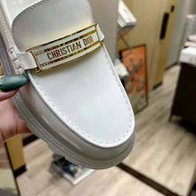 Load image into Gallery viewer, Dior Women Code Loafer White Brushed Calfskin