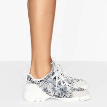 Load image into Gallery viewer, Dior Women D-Connect Sneaker Dior Zodiac Printed Technical Fabric