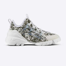 Load image into Gallery viewer, Dior Women D-Connect Sneaker Dior Zodiac Printed Technical Fabric