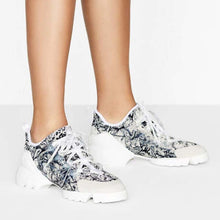 Load image into Gallery viewer, Dior Women D-Connect Sneaker Dior Zodiac Printed Technical Fabric