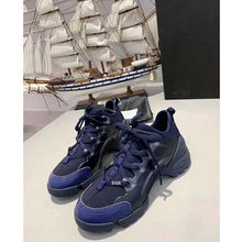 Load image into Gallery viewer, Dior Women D-Connect Sneaker Indigo Blue Technical Fabric Neoprene