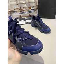 Load image into Gallery viewer, Dior Women D-Connect Sneaker Indigo Blue Technical Fabric Neoprene