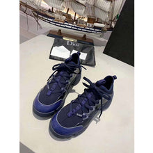 Load image into Gallery viewer, Dior Women D-Connect Sneaker Indigo Blue Technical Fabric Neoprene