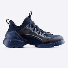 Load image into Gallery viewer, Dior Women D-Connect Sneaker Indigo Blue Technical Fabric Neoprene