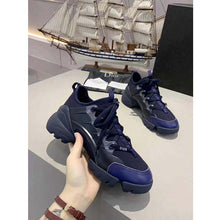Load image into Gallery viewer, Dior Women D-Connect Sneaker Indigo Blue Technical Fabric Neoprene