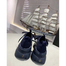 Load image into Gallery viewer, Dior Women D-Connect Sneaker Indigo Blue Technical Fabric Neoprene