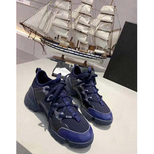 Load image into Gallery viewer, Dior Women D-Connect Sneaker Indigo Blue Technical Fabric Neoprene