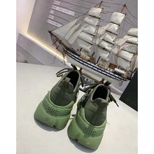 Load image into Gallery viewer, Dior Women D-Connect Sneaker Khaki Technical Fabric Neoprene-Dark Green