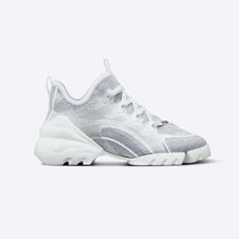Load image into Gallery viewer, Dior Women D-Connect Sneaker Silver-Tone Laminated Mesh