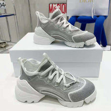 Load image into Gallery viewer, Dior Women D-Connect Sneaker Silver-Tone Laminated Mesh