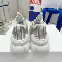 Load image into Gallery viewer, Dior Women D-Connect Sneaker Silver-Tone Laminated Mesh