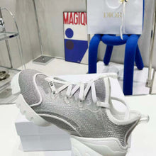 Load image into Gallery viewer, Dior Women D-Connect Sneaker Silver-Tone Laminated Mesh