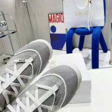 Load image into Gallery viewer, Dior Women D-Connect Sneaker Silver-Tone Laminated Mesh