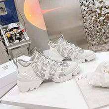 Load image into Gallery viewer, Dior Women D-connect Sneaker White Dior Spatial Printed Reflective Technical Fabric