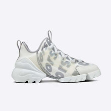 Load image into Gallery viewer, Dior Women D-connect Sneaker White Dior Spatial Printed Reflective Technical Fabric