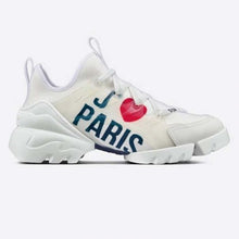 Load image into Gallery viewer, Dior Women D-Connect Sneaker White I Love Paris Technical Fabric