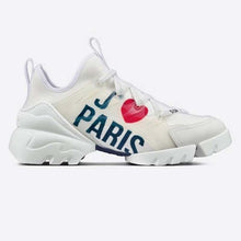 Load image into Gallery viewer, Dior Women D-Connect Sneaker White I Love Paris Technical Fabric