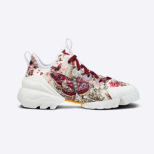 Load image into Gallery viewer, Dior Women D-Connect Sneaker White Technical Fabric and Multicolor Butterfly Motif