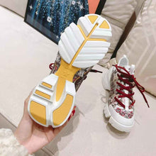 Load image into Gallery viewer, Dior Women D-Connect Sneaker White Technical Fabric and Multicolor Butterfly Motif