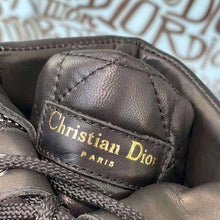 Load image into Gallery viewer, Dior Women D-Leader Ankle Boot Black Quilted Cannage Calfskin