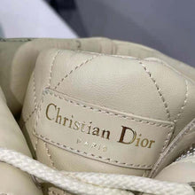 Load image into Gallery viewer, Dior Women D-Leader Ankle Boot White Quilted Cannage Calfskin