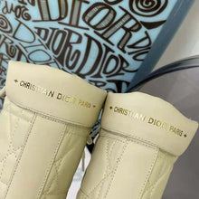 Load image into Gallery viewer, Dior Women D-Leader Ankle Boot White Quilted Cannage Calfskin