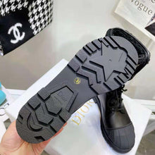 Load image into Gallery viewer, Dior Women D-Major Ankle Boot Black Calfskin and Lambskin Wool