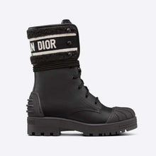 Load image into Gallery viewer, Dior Women D-Major Ankle Boot Black Calfskin and Lambskin Wool
