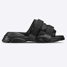 Load image into Gallery viewer, Dior Women D-Wander Slide Black Camouflage Technical Fabric-Black