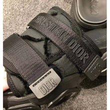 Load image into Gallery viewer, Dior Women D-Wander Slide Black Camouflage Technical Fabric-Black